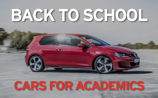 Main image for post: Back to School - Five of the best cars for academics